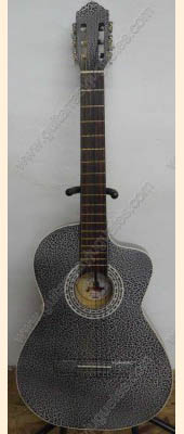 Guitarra Fileteada crackeada modelo MDFC imagen 1